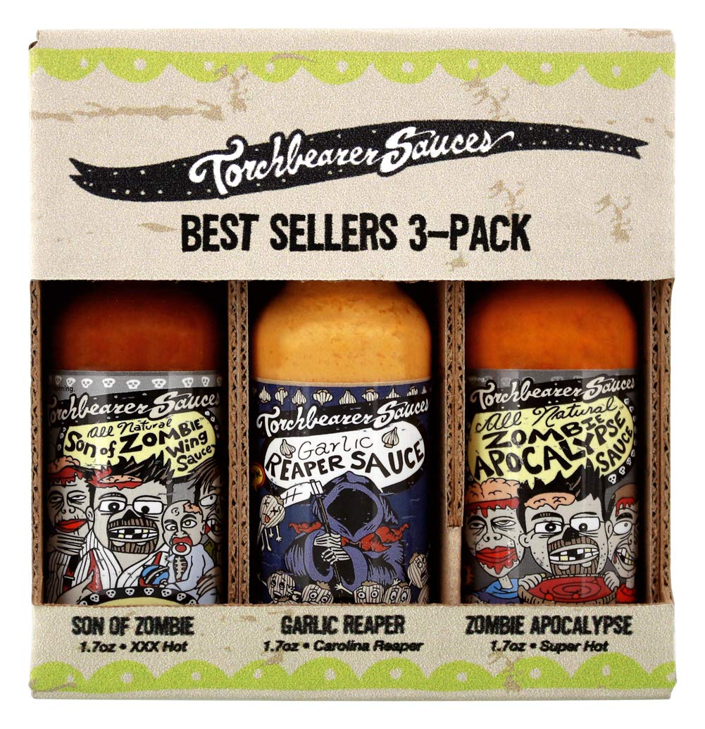 TORCHBEARER HOT SAUCE GIFT PACK MINI BOTTLES