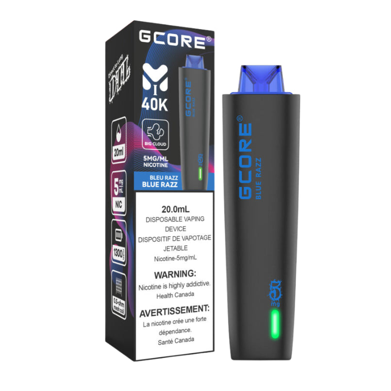 GCORE 40K 5MG HOOKAH