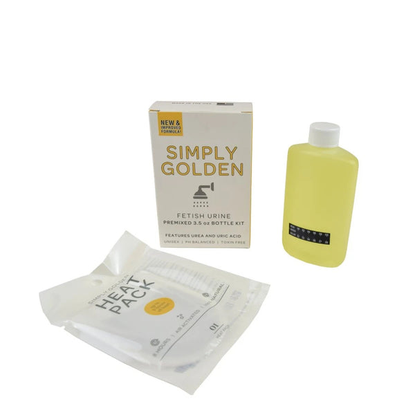 SIMPLY GOLDEN FETISH URINE BELT KIT