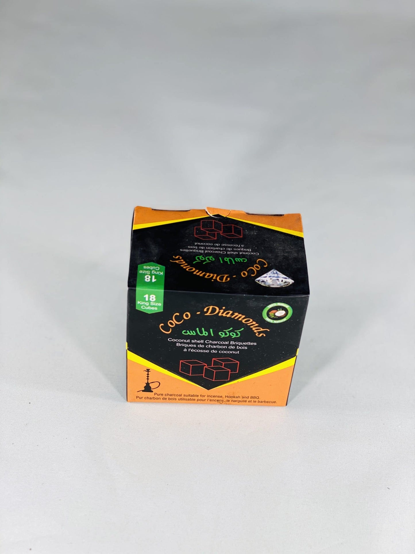 COCO DIAMONDS CHARCOAL BOX /36