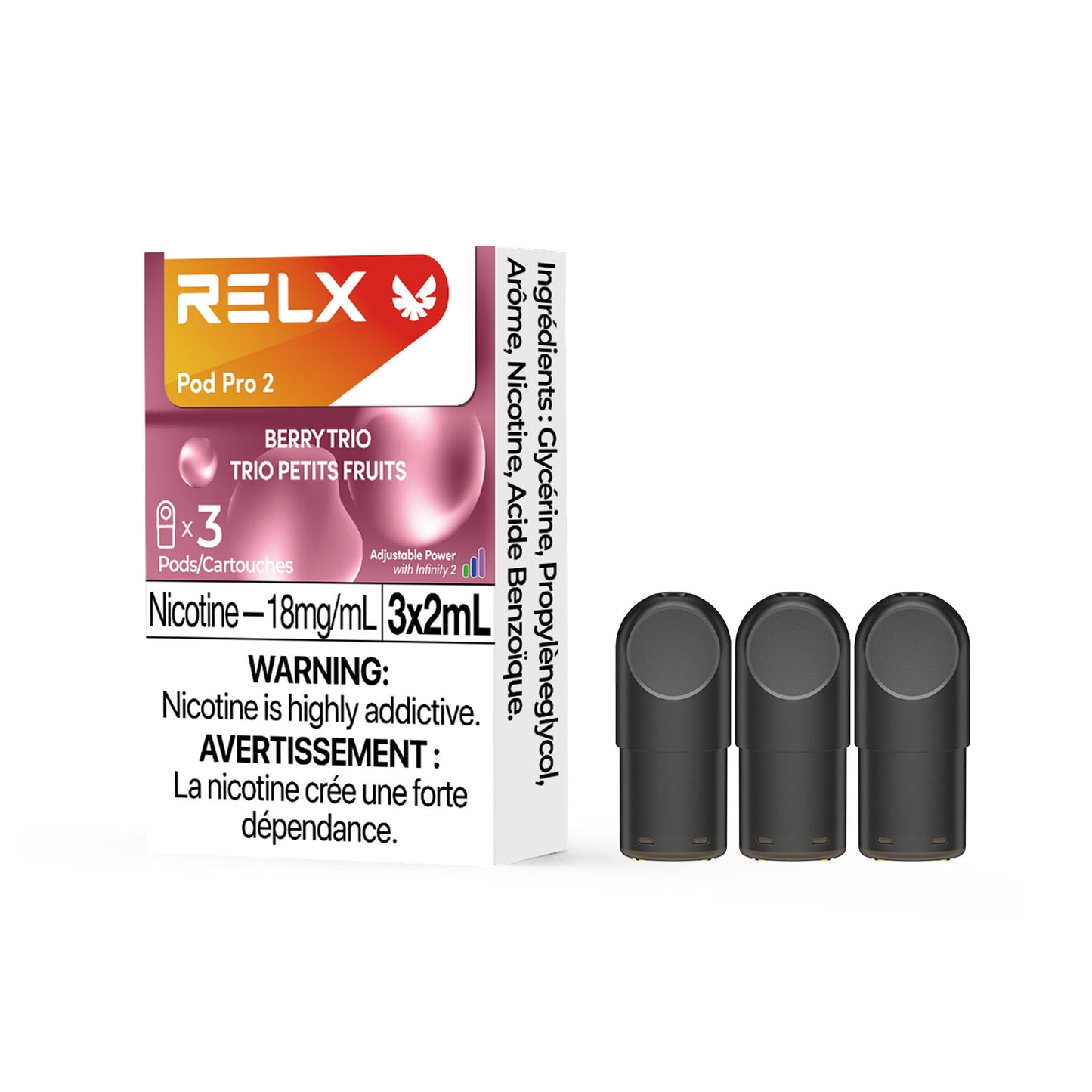 RELX 18MG (3X2ML) PODS