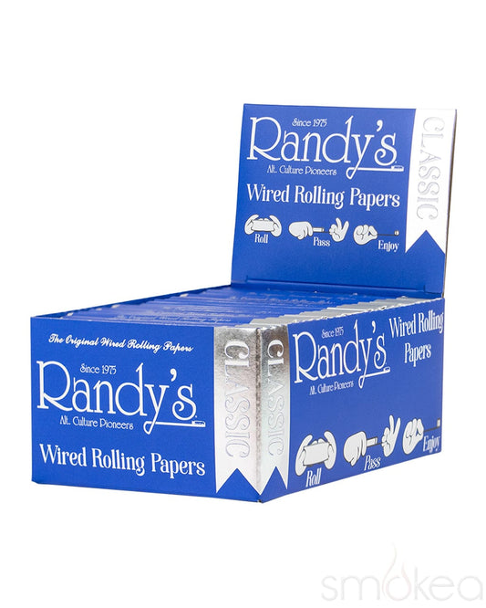 RANDY'S SILVER ROLLING PAPER 11/4 PACK/24